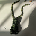 Xiuyu Jade Buddha Necklace