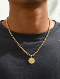 Gold Compass Necklace