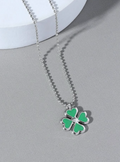 Clover charm necklace