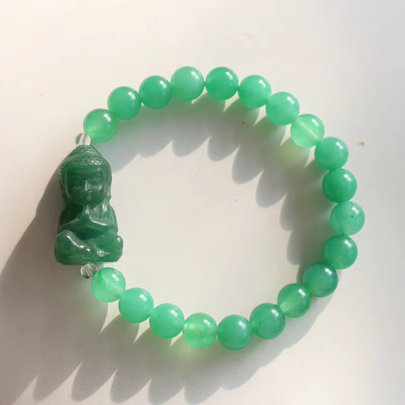 Xiuyu Jade Buddha Necklace