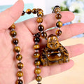 Tiger Eye Buddha Necklace